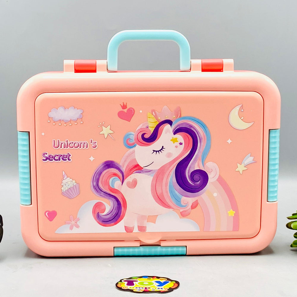 Unicorn Themed Stainless Steel 900ml Lunch Box