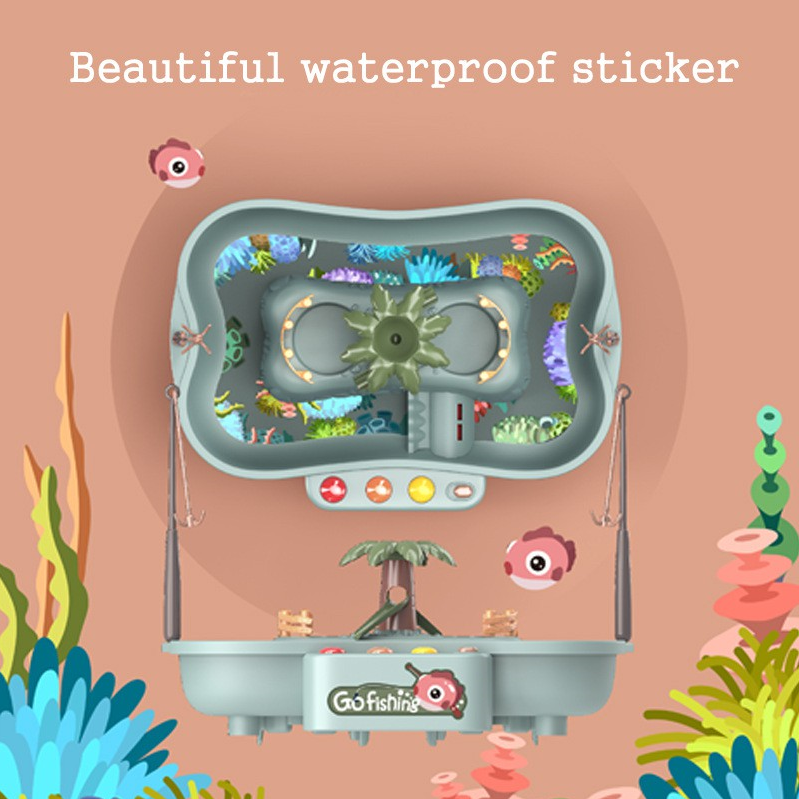21 Pcs Electric Go Fishing Game