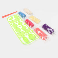 21Pcs DIY Manual Colored Clay Noodle Maker Machine