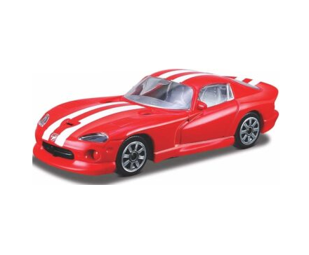 Bburago 1:43 Diecast Viper GTS Coupe Street Fire