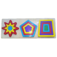 Thumbnail for Wooden Colorful Stacking Puzzle Blocks