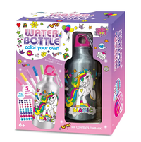 Color Your Own Unicorn Water Bottle