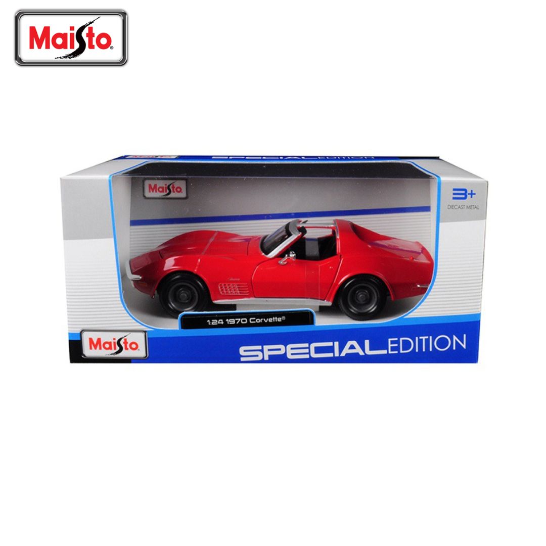 1:24 Maisto 1970 Chevrolet Corvette - Red