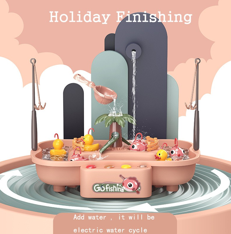 21 Pcs Electric Go Fishing Game