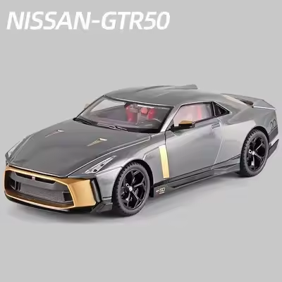 1:18 Diecast Nissan GTR50 Model Car With Smoke