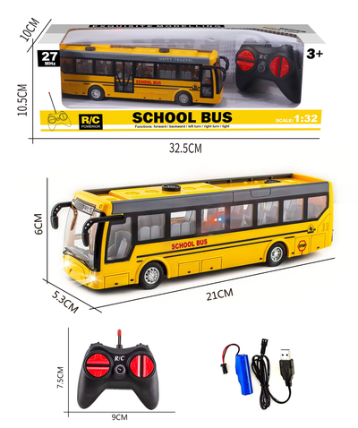 27MHz Remote Control School Bus