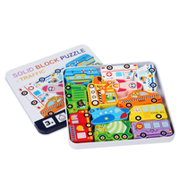 Toddlers Premium Traffic Themed Solid Puzzle