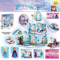 Thumbnail for 752Pcs Ice and Snow Frozen Princess Castle Set