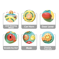 Multi-functional Toddlers Simulation Musical Steering Wheel