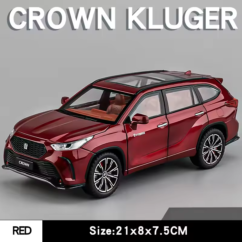1:24 Diecast Toyota Crown Model With Acrylic Box