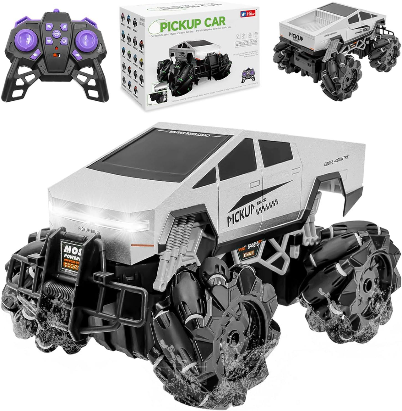 1:16 RC Tesla Stunt Off-Road Truck 