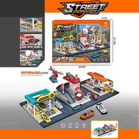 Thumbnail for 3in1 DIY Station Set With 6Pcs Alloy Cars