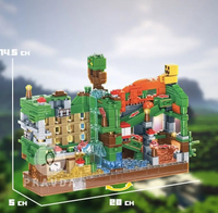 DIY Minecraft Lego Brick Set With LED Lamp Holder