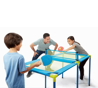 Portable Paddles Ping Pong Table Top Game