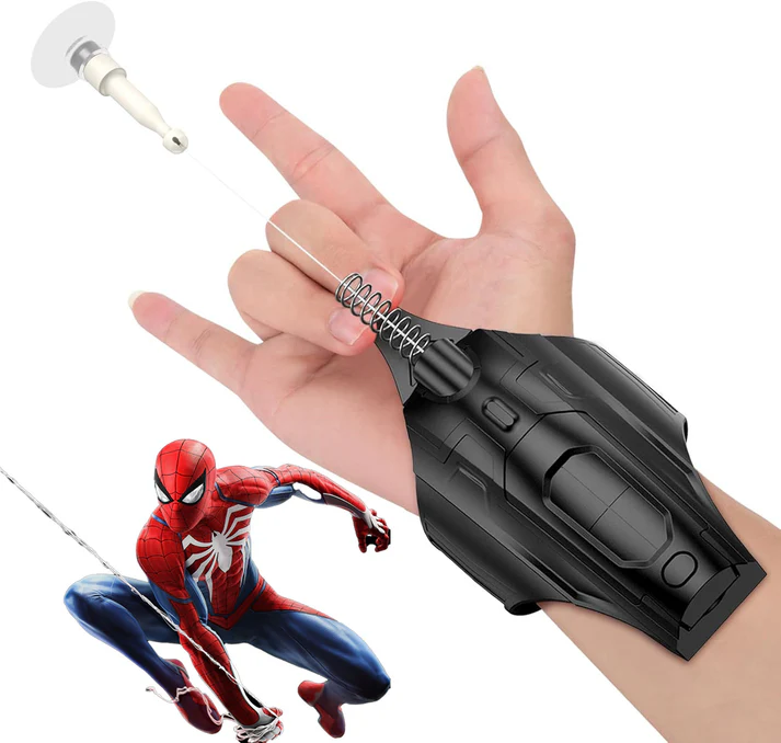 Rechargeable Spiderman Filament Launcher Shooter Glove