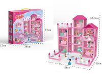 DIY 10 Rooms Princess Doll House