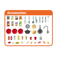 79 Pcs Talented Chef Kitchen | Running Water Sink
