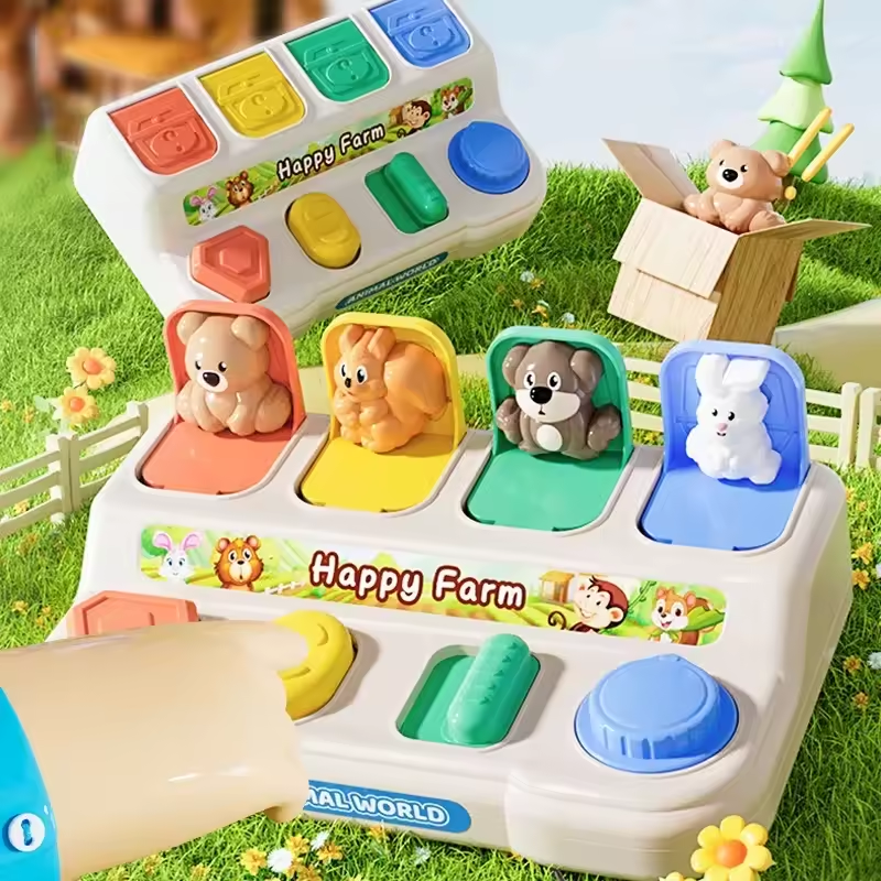 Toddlers Cute Pet Pop-Up Toy