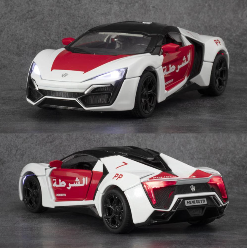 1:32 Diecast Lykan Model With Acrylic Display Box