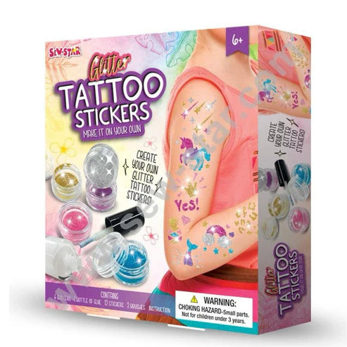 DIY Glitter Tattoo Stickers Kit