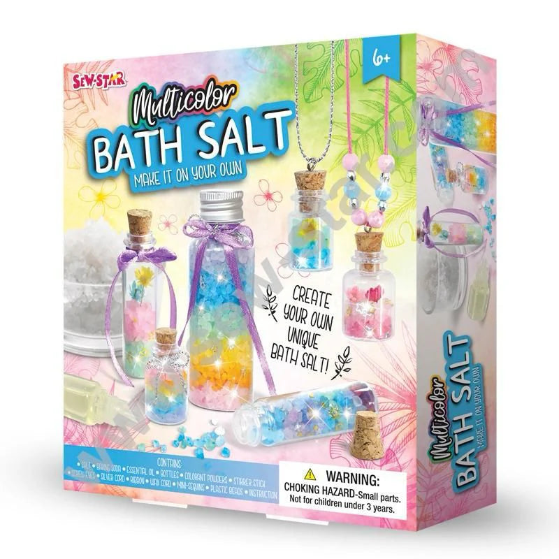 DIY Multicoloured Bath Salt Kit
