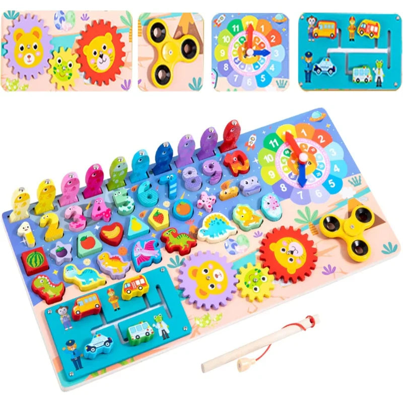 Wooden Multi-functional Logarithmic Board