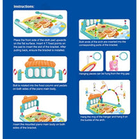 Huanger Baby Mushroom Piano Play Gym