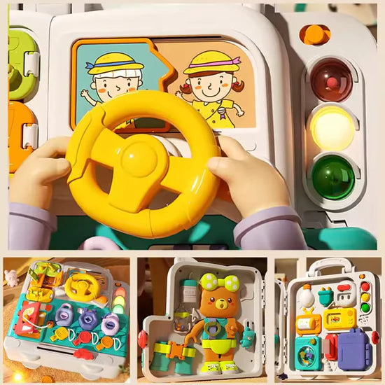 Multi-functional Montessori Puzzle Busy Book
