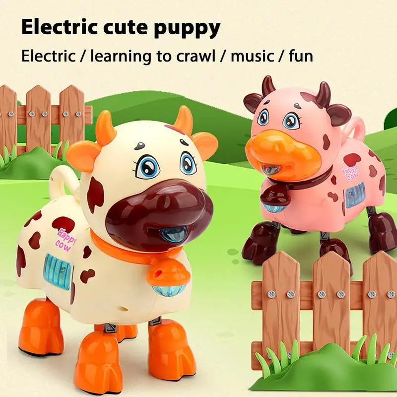 Electric Dancing Cow With Light & Music