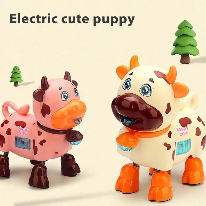 Electric Dancing Cow With Light & Music