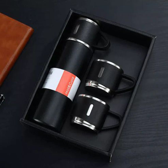 500ml Stainless Steel Bottle Vacuum Flask Set