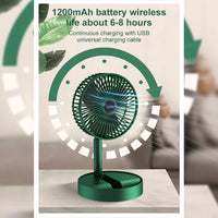 Rechargeable & Fold-able Desktop Fan