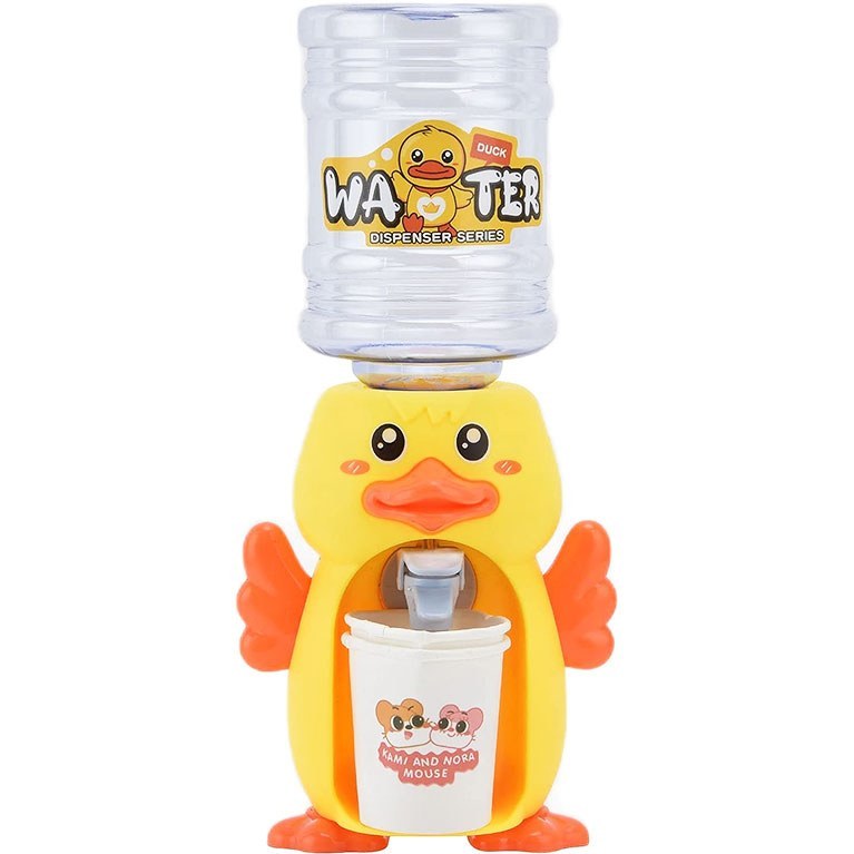 Cute Duck Water Dispenser With Disposable Glass