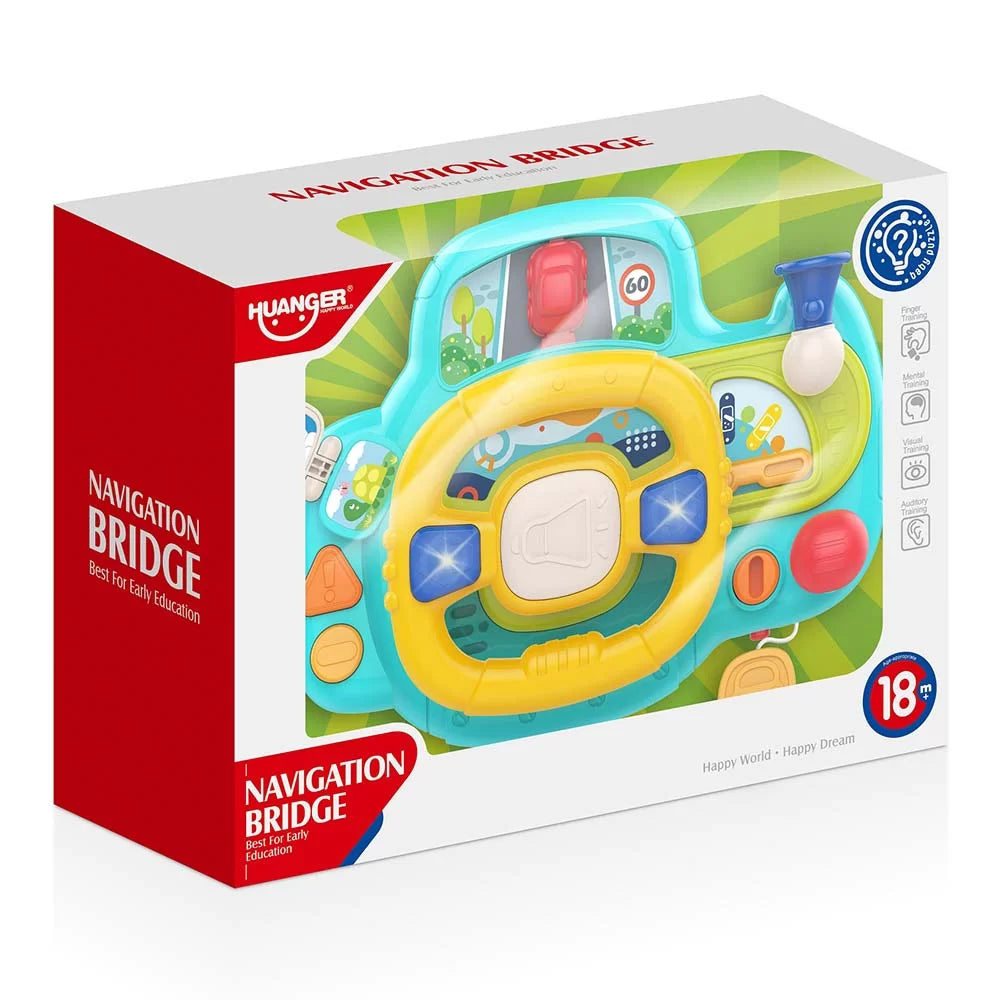 Huanger Musical Steering Wheel With Light & Music