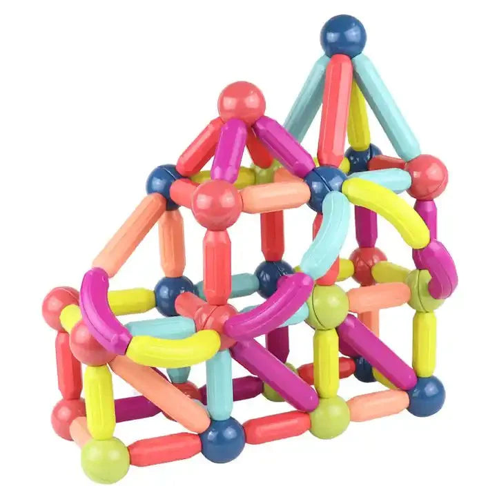 50Pcs Magnetic Puzzle Block Set