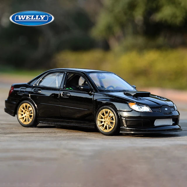 1:24 Welly Diecast Subaru Impreza WRX STI Model Car