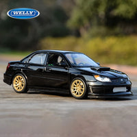 1:24 Welly Diecast Subaru Impreza WRX STI Model Car