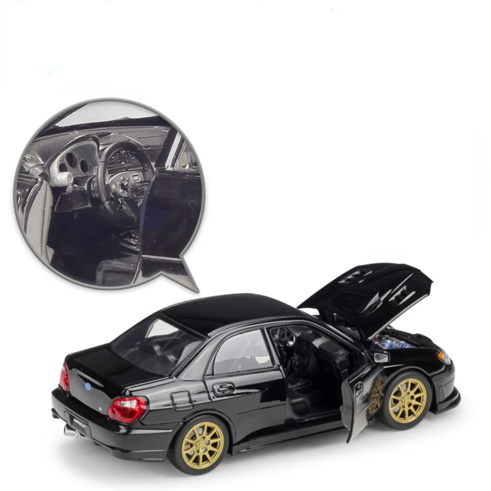 1:24 Welly Diecast Subaru Impreza WRX STI Model Car