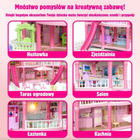 258Pcs DIY Villa Garden Dollhouse