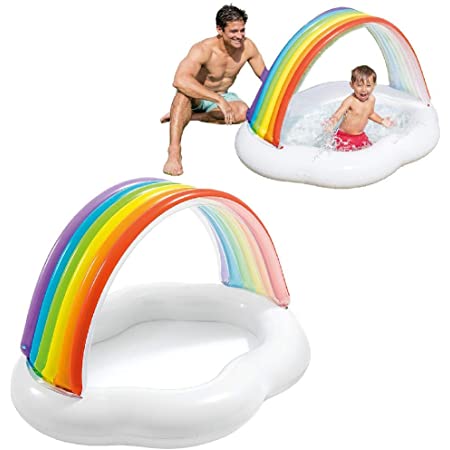 Intex Rainbow Cloud Baby Pool (56" L x 47" W x 33" H)