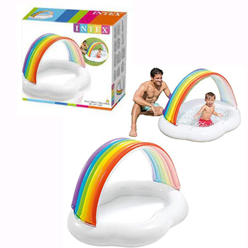 Intex Rainbow Cloud Baby Pool (56" L x 47" W x 33" H)