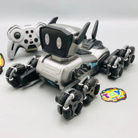 Remote & Watch Control Stunt Spray Robot Dog - Without Box