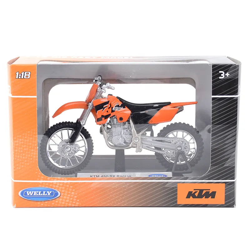 1:18 Diecast KTM 450 SX Racing Bike