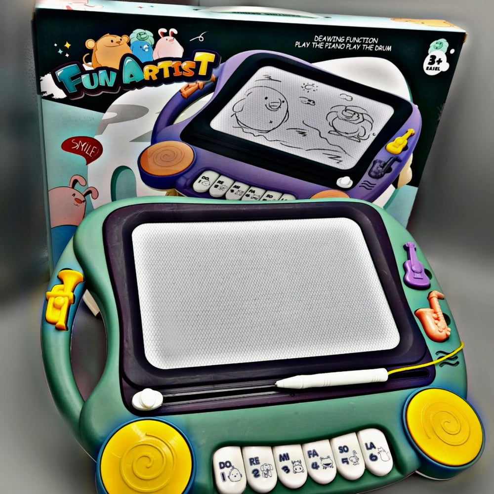 Musical Magnetic Drawing Board with Piano