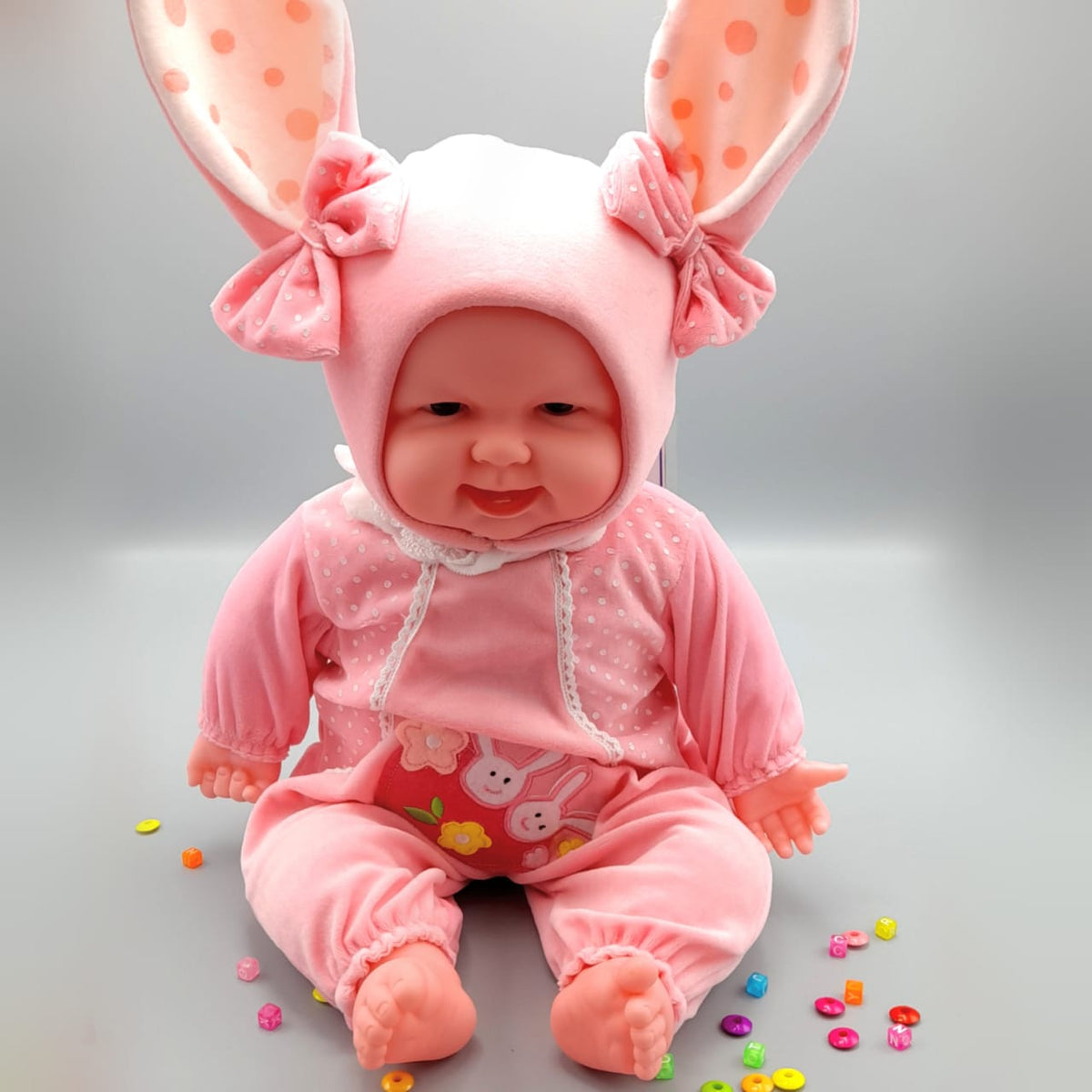 Stuffed Bunny Dress Doll