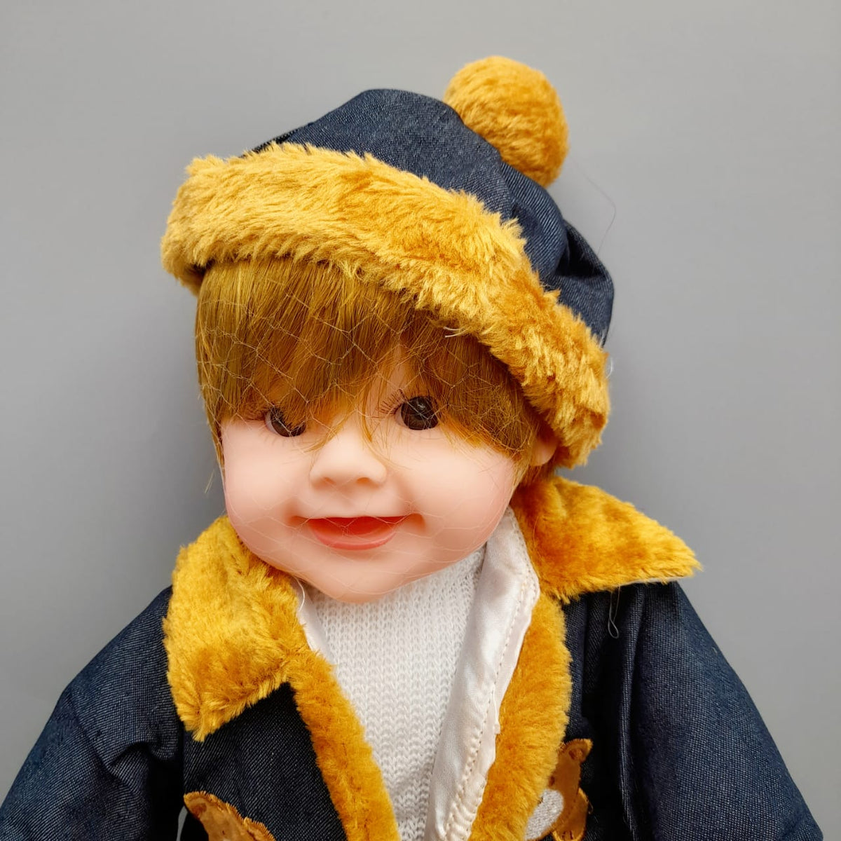 Stuffed Boy Doll with Winter Outfit