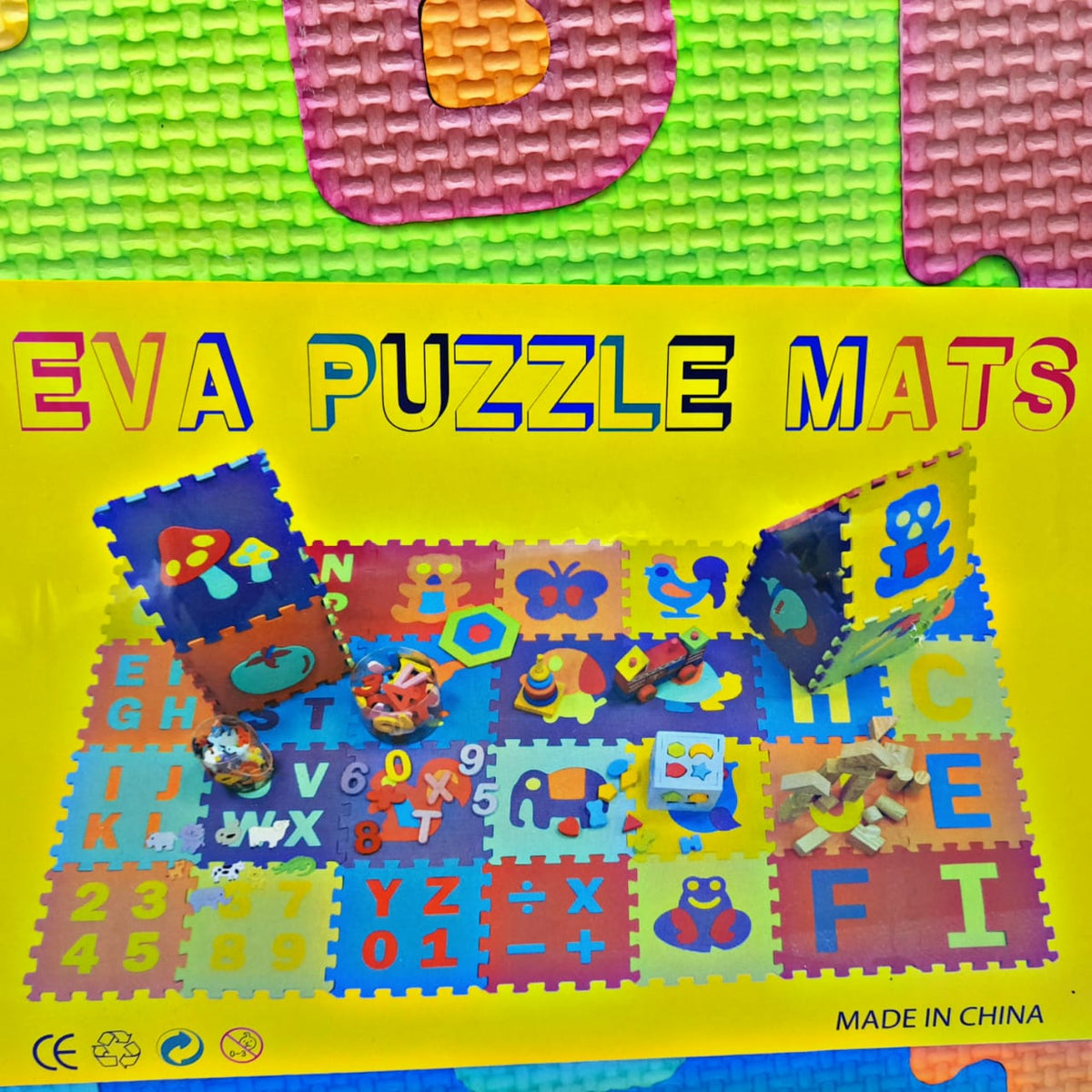 EVA Activity Puzzle Mats (Numbers & Alphabets)