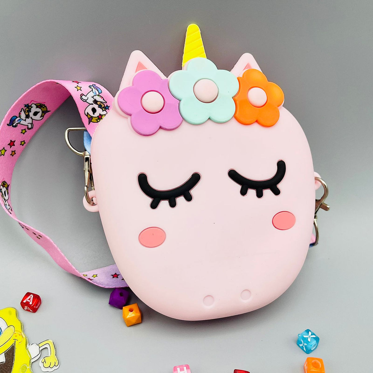 Mini Silicon Cartoon Shoulder Bag