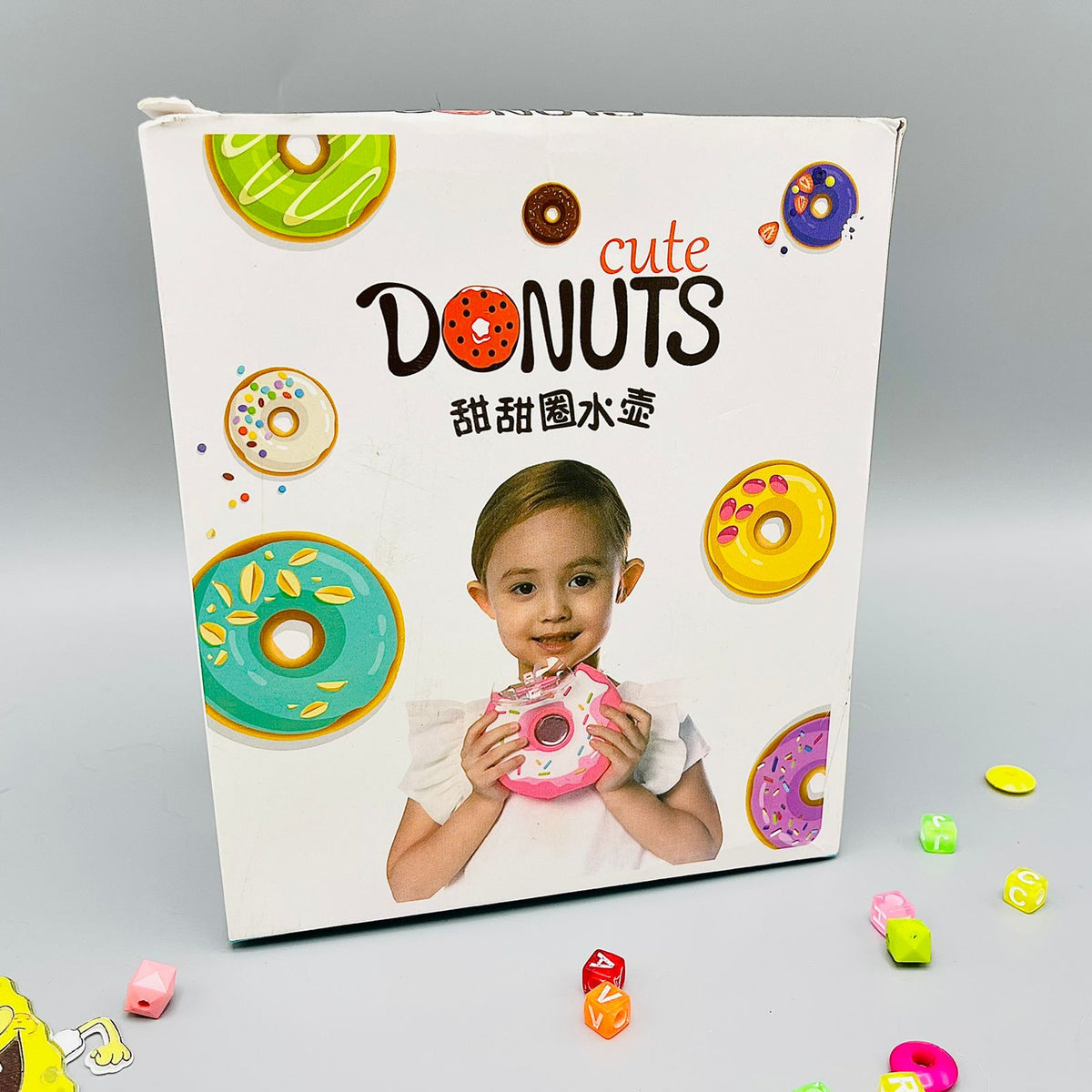 Protable Creative Donut Shaped Water Bottle