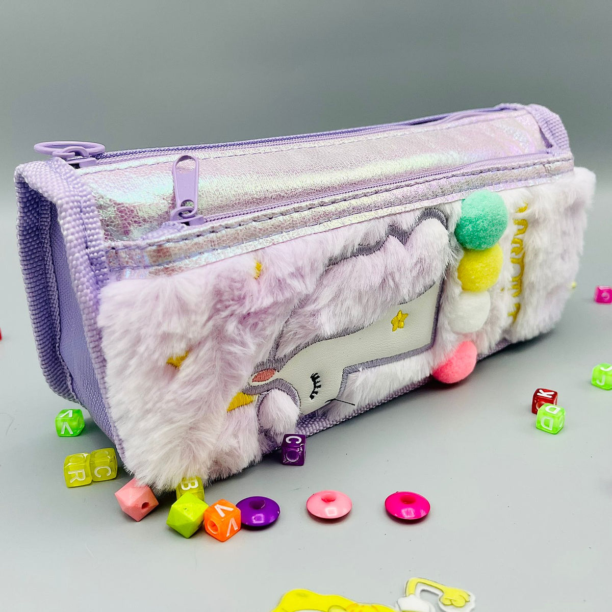 Fury Unicorn Geometry Box With Zip